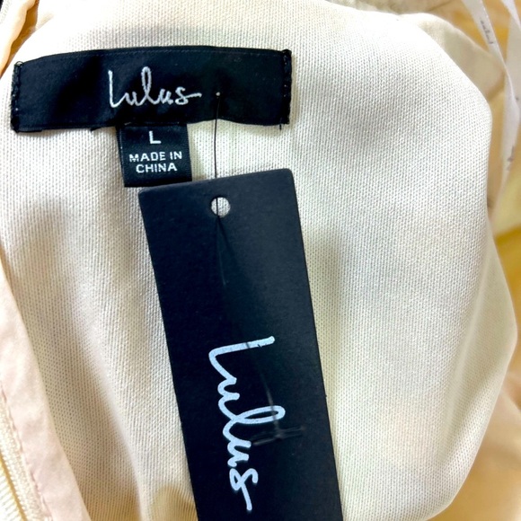 Lulu's Cream Textured Mini Dress - Picture 11 of 11